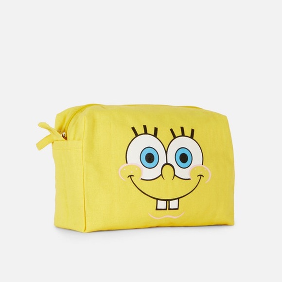 SpongeBob SquarePants Canvas Toiletry Makeup Bag - Picture 2 of 4